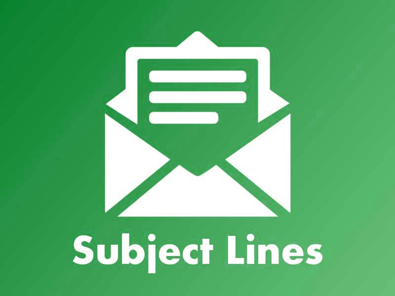 Email Subject Lines